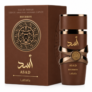 lattafa asad bourbon edp 100ml uk azzaro most wanted parfum dupe amber bottle vanilla cocoa