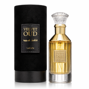 lattafa velvet oud edp 100ml uk tom ford ombre leather alternative black bottle velvet case