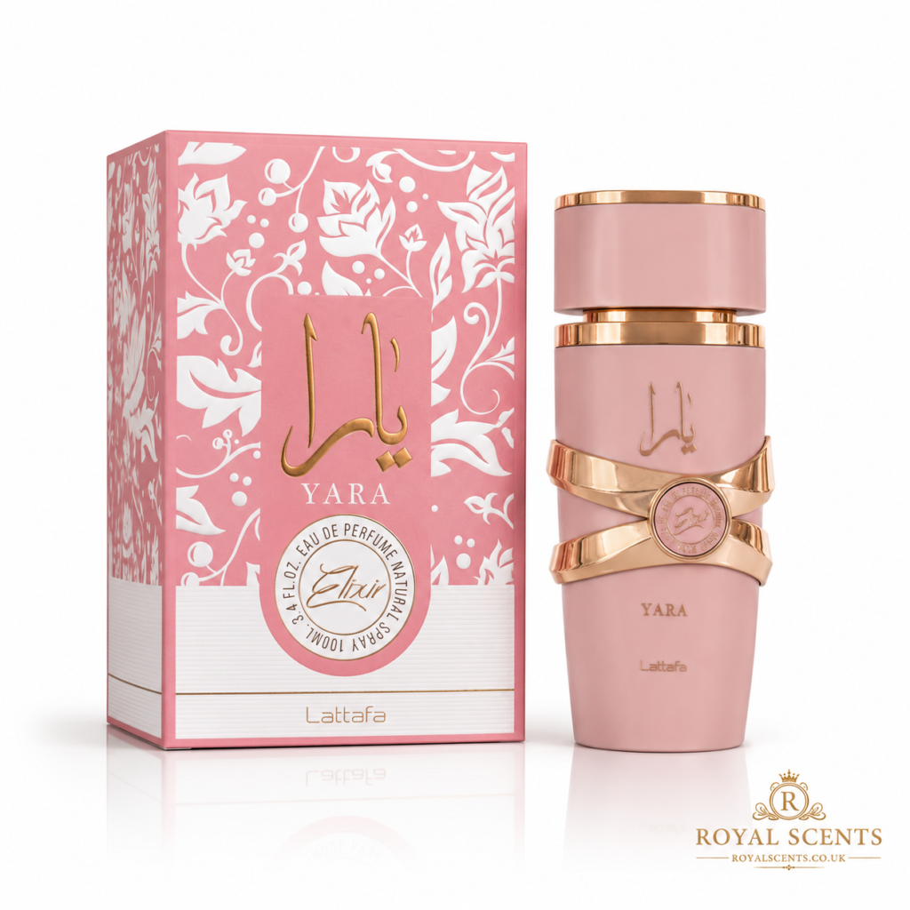 Lattafa Yara Elixir 100ml eau de parfum bottle
