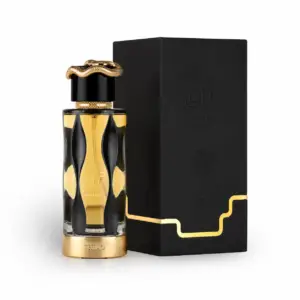 Lattafa Teriaq Intense 100ml eau de parfum bottle, a boozy plum fragrance