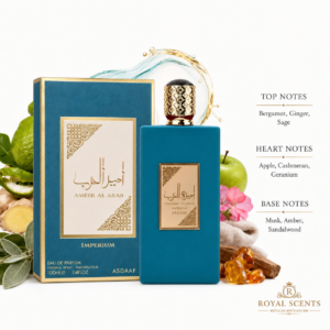 Asdaaf Ameer Al Arab Imperium fragrance notes: the fresh oriental top, heart and base notes
