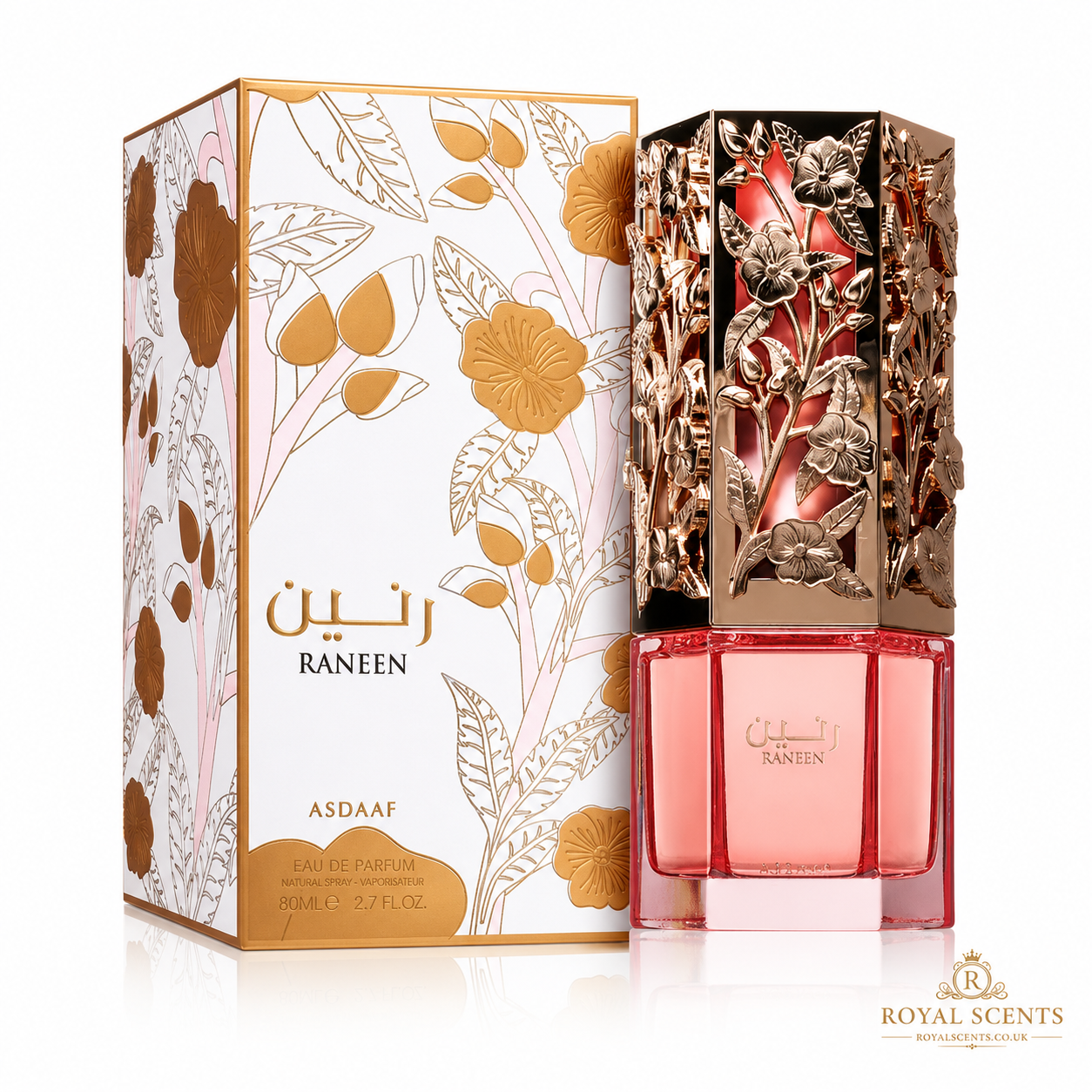 Lattafa Asdaaf Raneen 80ml EDP dragon fruit and vanilla floral perfume for women UK
