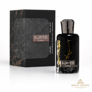 Lattafa Ajayeb Dubai 100ml EDP, a pineapple, coffee and butterscotch gourmand