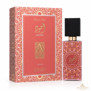 Lattafa Ajwad Pink to Pink 60ml EDP, a raspberry, rose and musk fragrance