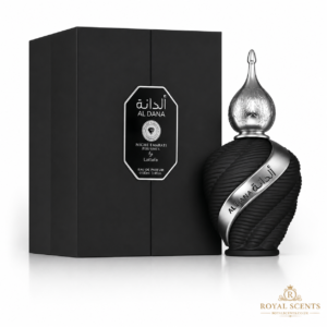 Lattafa Al Dana 100ml EDP, a citrus, incense and woods fragrance sold in the UK