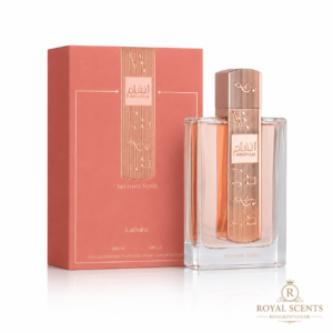 Lattafa Angham Second Song eau de parfum 100ml bottle shown front-on