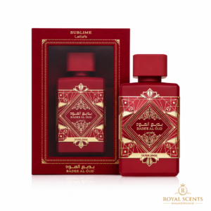 Lattafa Bade'e Al Oud Sublime eau de parfum 100ml bottle shown front-on