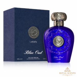Lattafa Blue Oud 100ml EDP oud, apple and saffron woody perfume UK