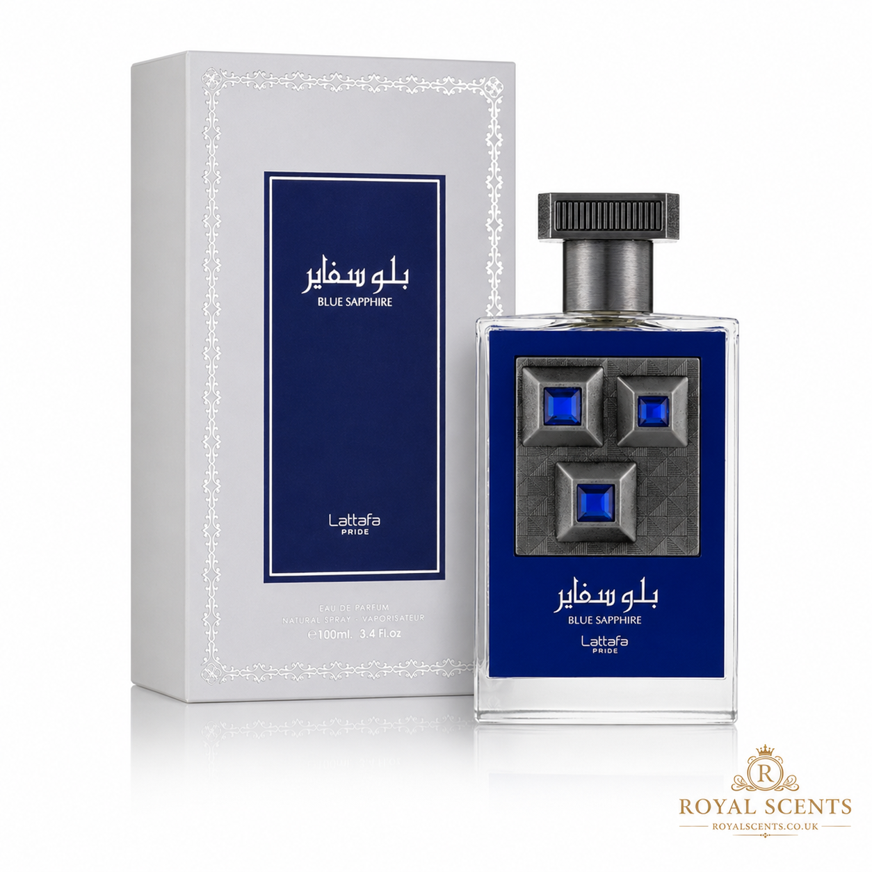 Lattafa Blue Sapphire Eau de Parfum 100ml bottle