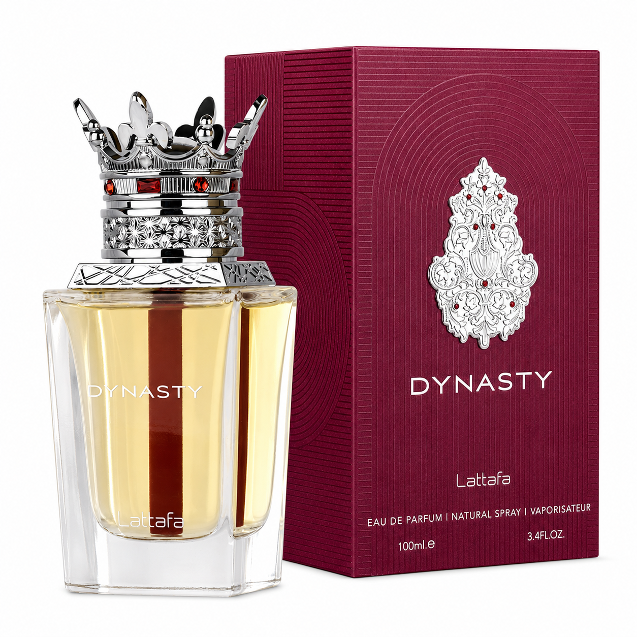 Lattafa Dynasty 100ml eau de parfum bottle