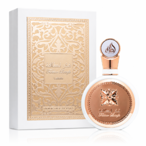 Lattafa Fakhar Rose Gold 100ml eau de parfum bottle from the Lattafa Fakhar range