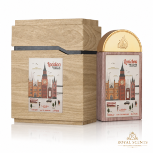 Lattafa London The City Of Contrast 100ml EDP bottle and box as supplied, UK stock at Royal Scents