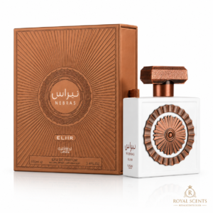 Lattafa Nebras Elixir eau de parfum 100ml bottle shown front-on