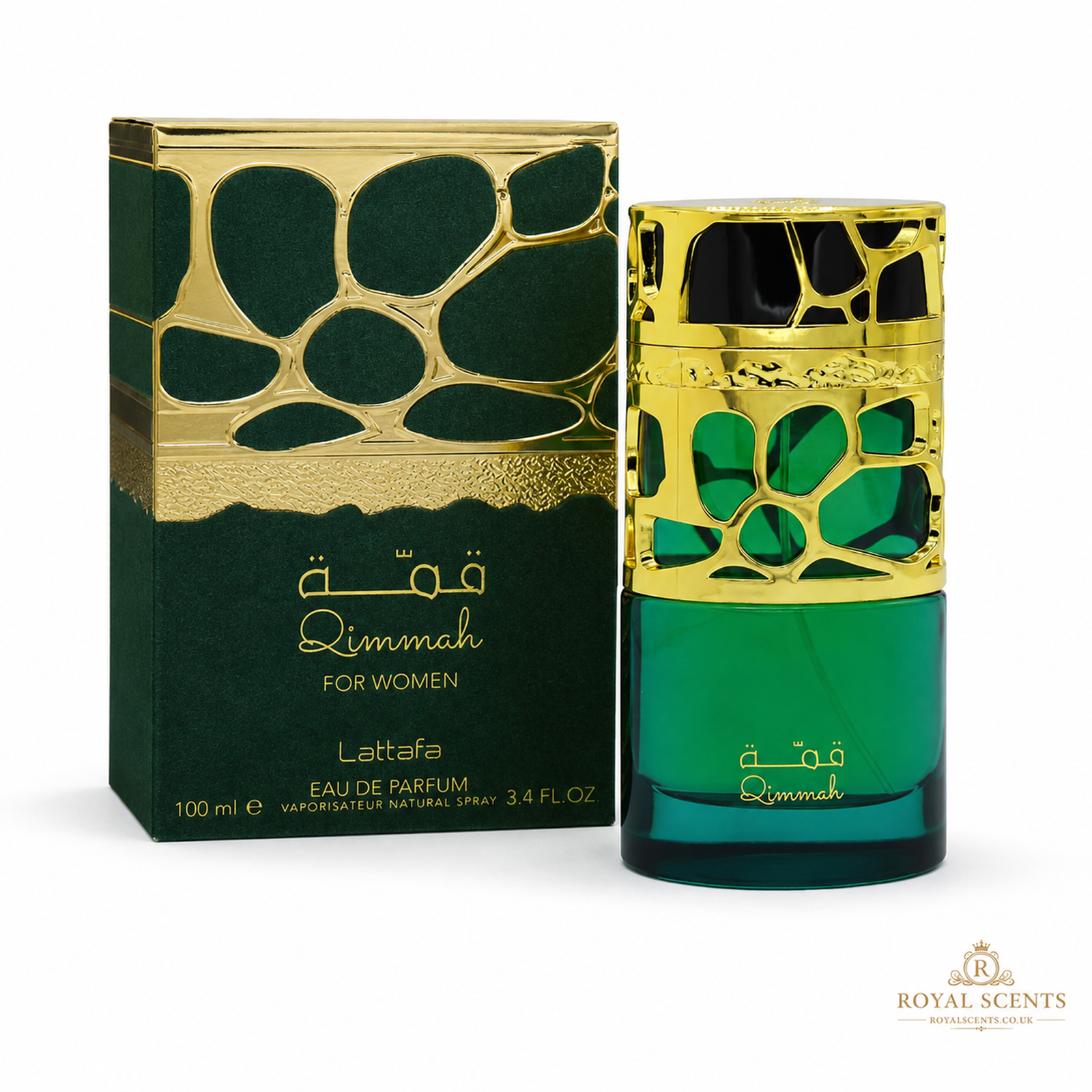 Lattafa Qimmah For Women 100ml EDP – Almond, Coffee & Vanilla Gourmand