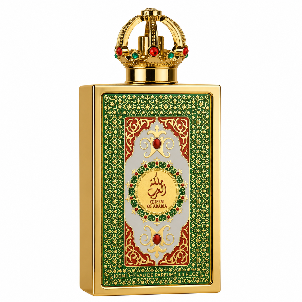 Lattafa Queen of Arabia eau de parfum 100ml bottle shown front-on