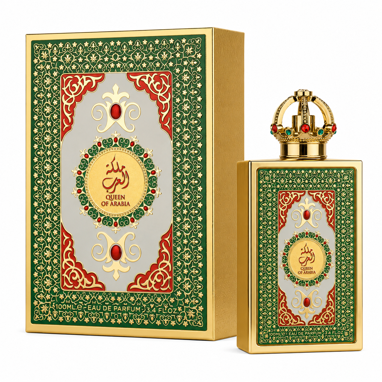 Lattafa Queen of Arabia 100ml eau de parfum bottle