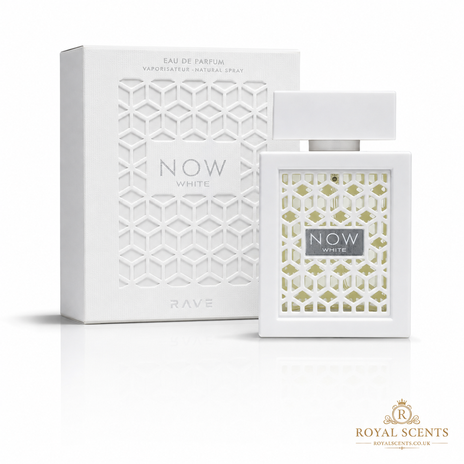 Lattafa Rave Now White 100ml EDP – Bergamot, Jasmine & Vanilla Floral