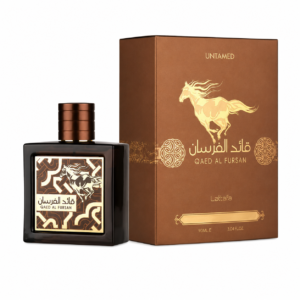 Lattafa Qaed Al Fursan Untamed eau de parfum 90ml bottle shown front-on