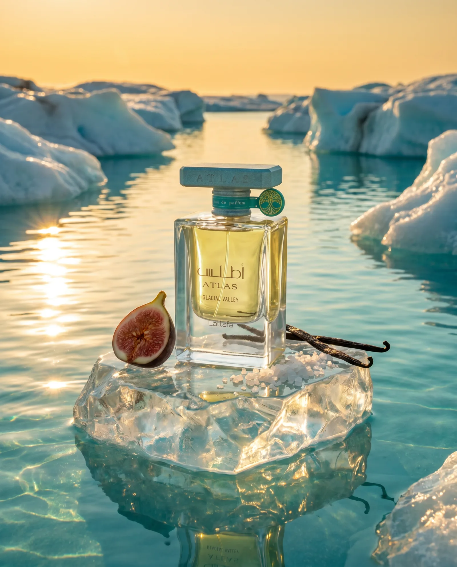Lattafa Atlas Glacial Valley 55ml Eau de Parfum bottle